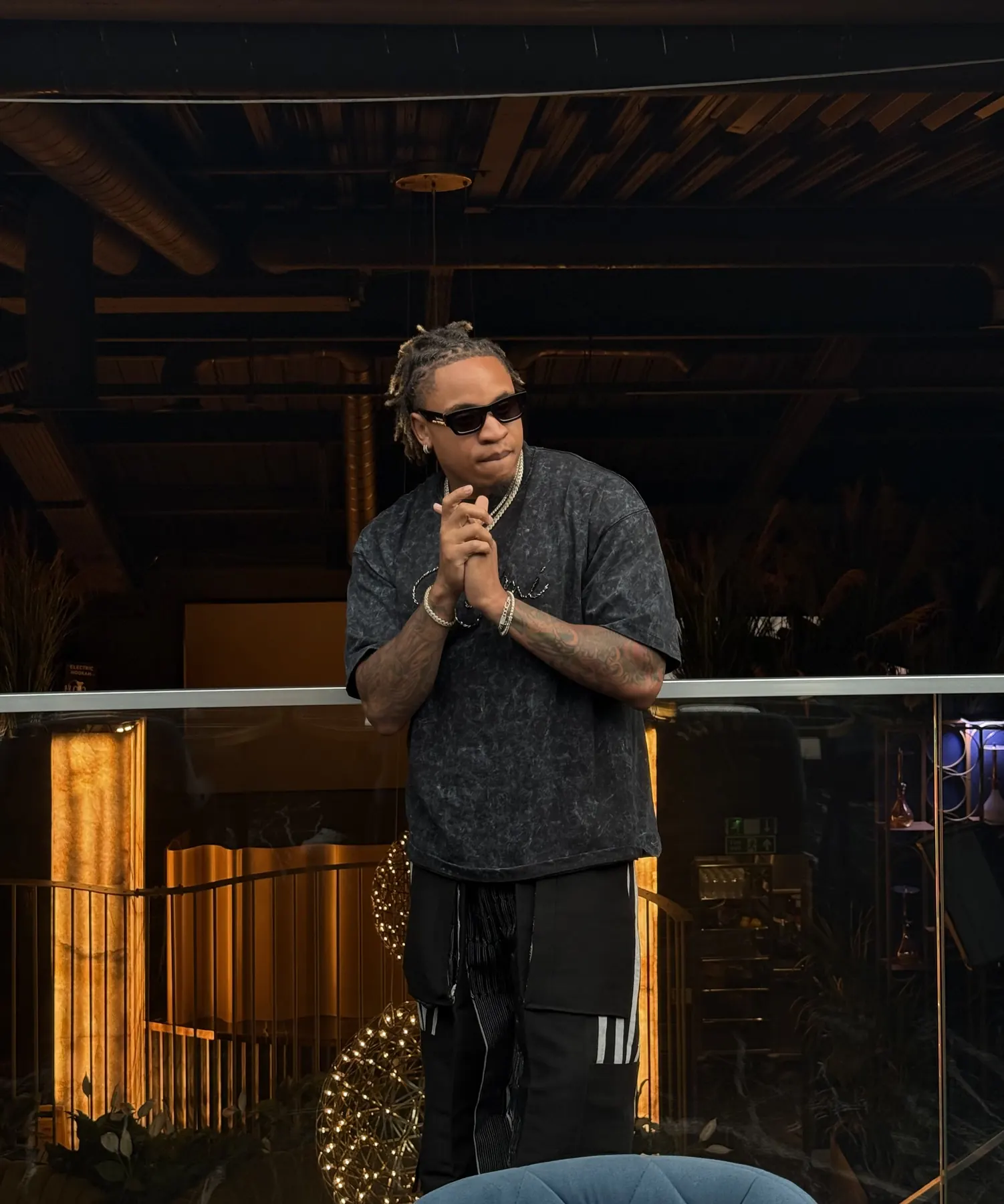 Rotimi on tour with AToure